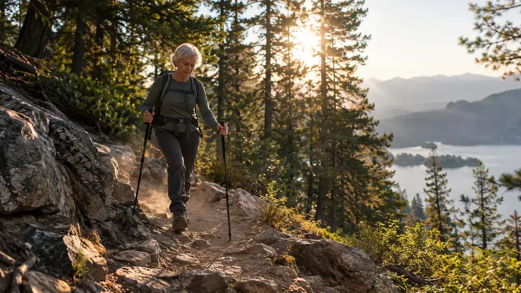 How to Take Downhills Easier on Your Knees With TrailBuddy Trekking Poles
